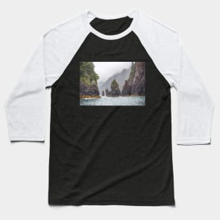 Alaska. Kenai Fjords National Park. Rocks. Baseball T-Shirt